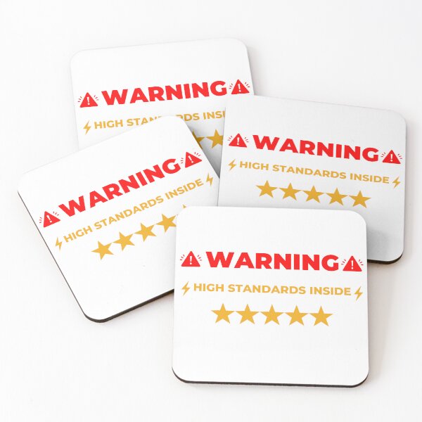 Item preview, Warning: High Standards Inside designed and sold by Radenko92.