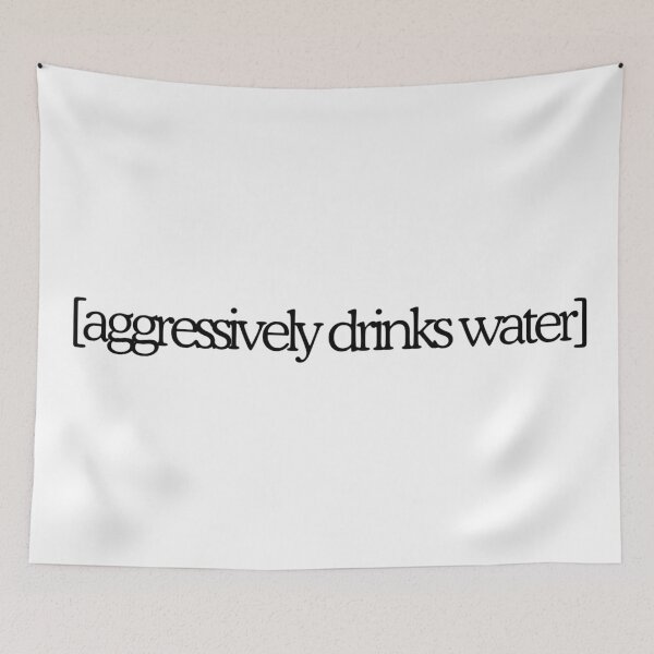 Item preview, [aggressively drinks water] designed and sold by madebysam :).