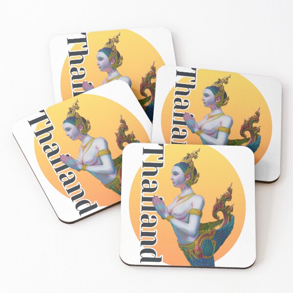 Item preview, Thailand Kinnari giving Wai Greeting designed and sold by Linklandiya.