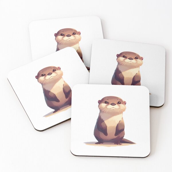 Item preview, Cute happy friend otter designed and sold by PatternFly.