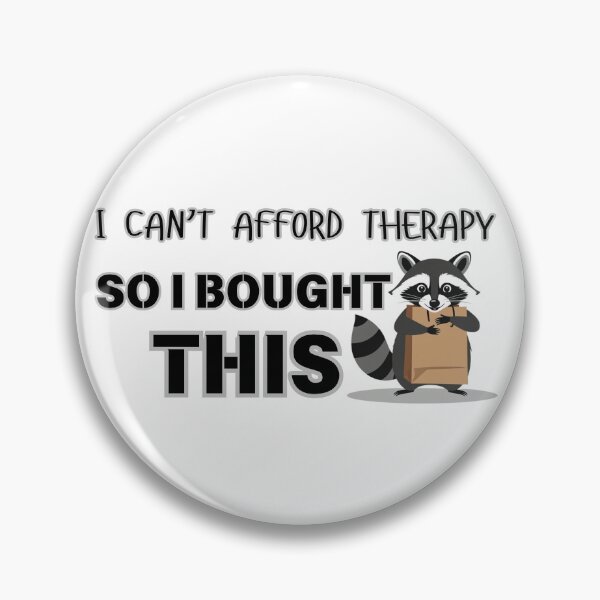 Item preview, Retail Therapy – Funny Shopping Raccoon designed and sold by Snicker-Designs.