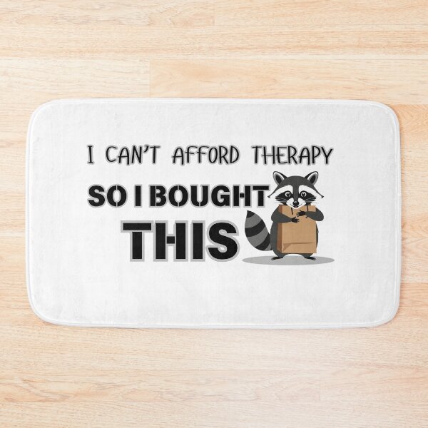 Item preview, Retail Therapy – Funny Shopping Raccoon designed and sold by Snicker-Designs.