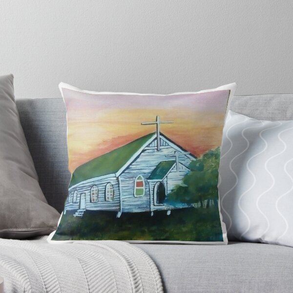 Item preview, Old Quilpie Church designed and sold by LAIart-QLD.