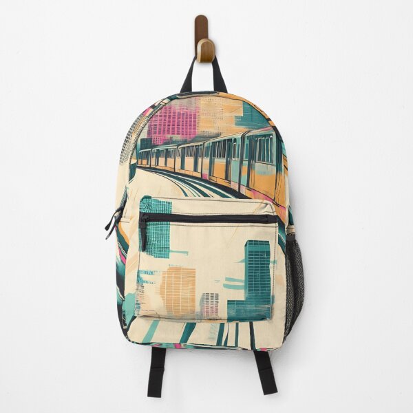 Item preview, Vibrant train in the city designed and sold by anytka.
