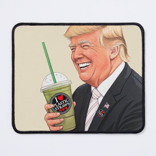 Item preview, Donald J Trump Loves Plastic Straws designed and sold by plushism.