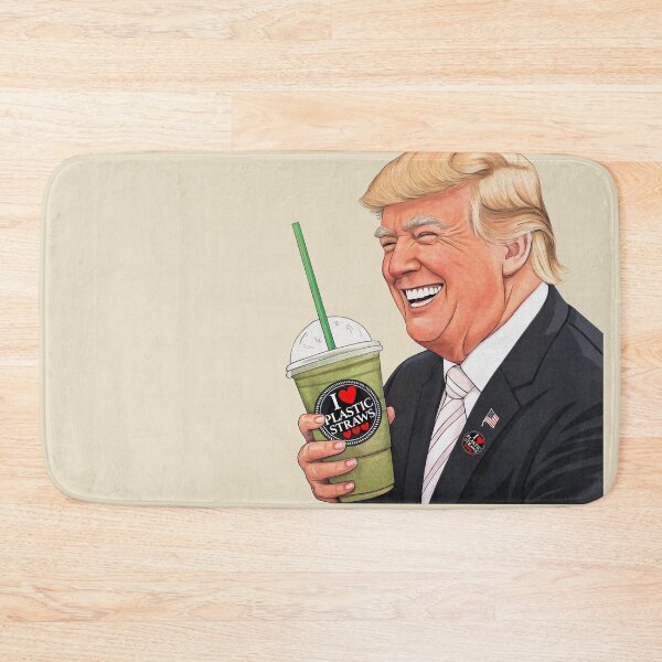 Item preview, Donald J Trump Loves Plastic Straws designed and sold by plushism.