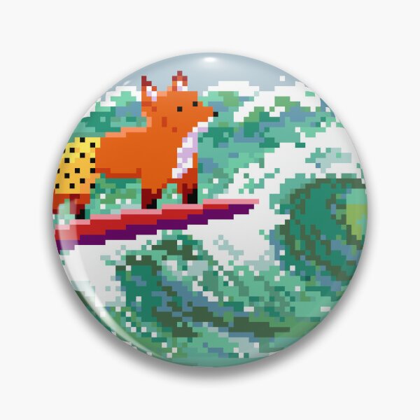 Item preview, Fox Goes Surfing designed and sold by Foxloxart.