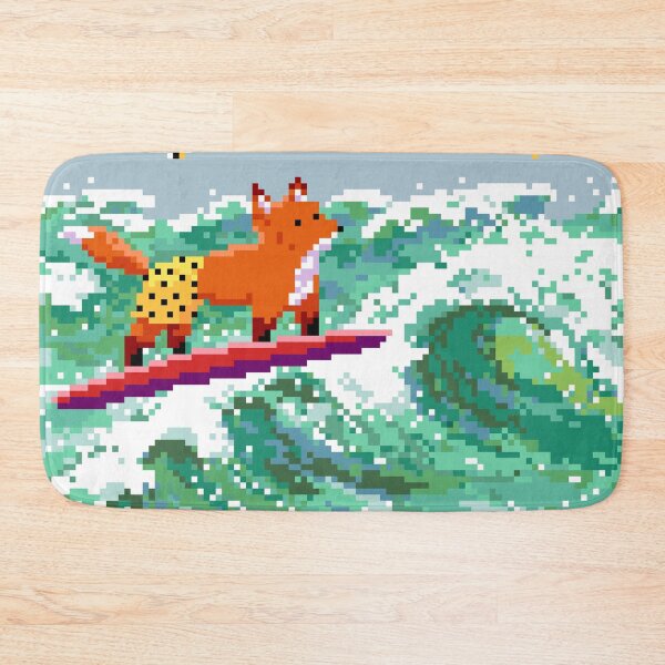Item preview, Fox Goes Surfing designed and sold by Foxloxart.