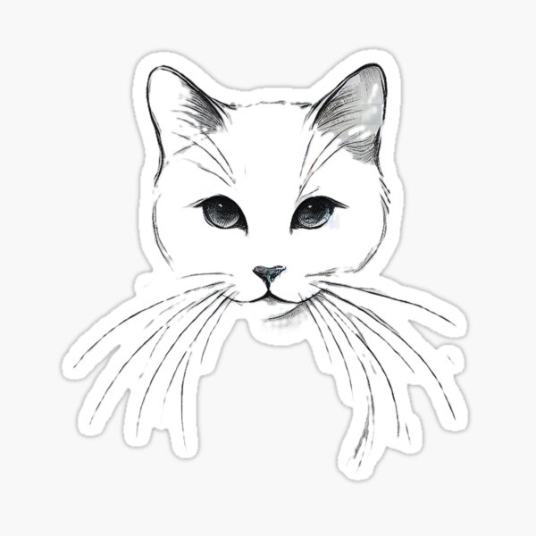 Artikel-Vorschau von Elegante Katzenskizze, designt und verkauft von pandainkydreams.