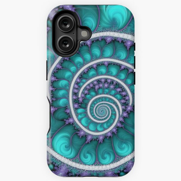 Item preview, Mystic Blue Fractal Spiral designed and sold by Harmonic_Layers.