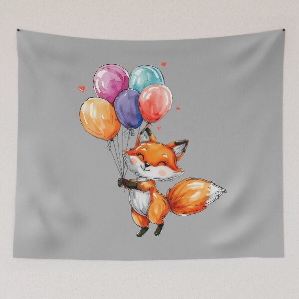 Item preview, Birthday Weekend with a Cute Fox designed and sold by dharanna.