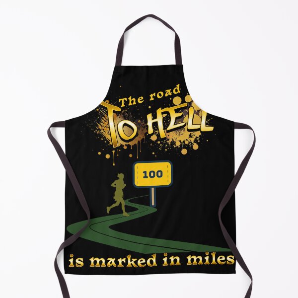 Item preview, The road to hell is marked in miles designed and sold by Tees16.