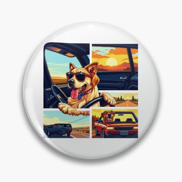 Item preview, Dog driving designed and sold by Kenji11.