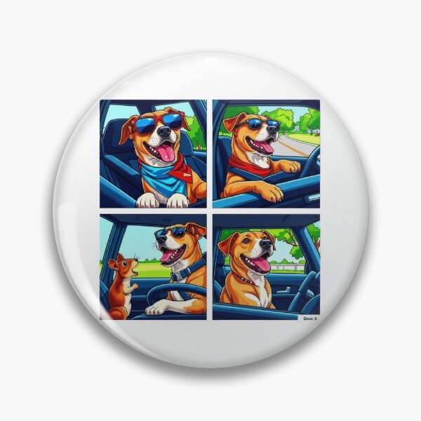 Item preview, Dog driving designed and sold by Kenji11.