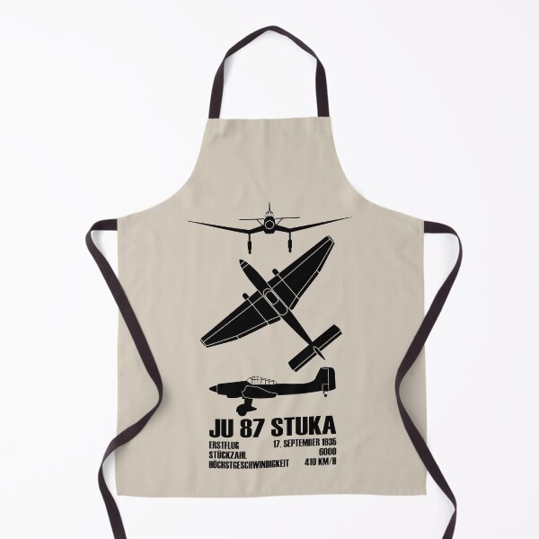 Item preview, JU87 Stuka Dive Bomber Silhouettes Infographic Facts designed and sold by MilitaryMart.