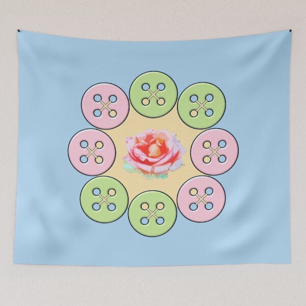 Item preview, A Buttoned Flower designed and sold by Elinda96.