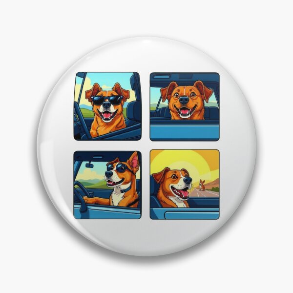 Item preview, Dog driving designed and sold by Kenji11.