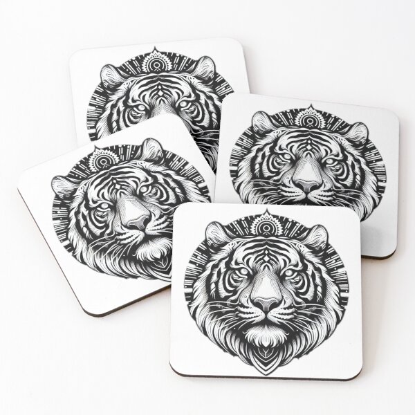 Item preview, Majestic Tiger Mandala designed and sold by strongSpiritEd.