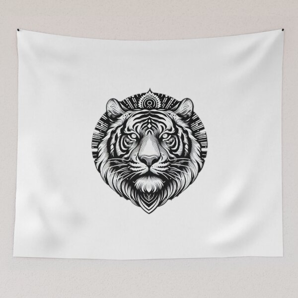 Item preview, Majestic Tiger Mandala designed and sold by strongSpiritEd.