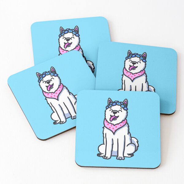 Item preview, Happy Samoyed designed and sold by Dogtor-Who.
