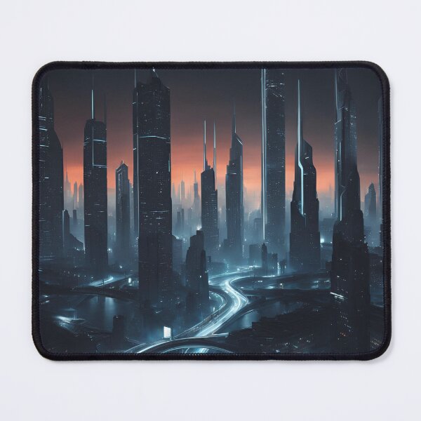 Item preview, Futuristic City Night designed and sold by MYANIMEST0RE.