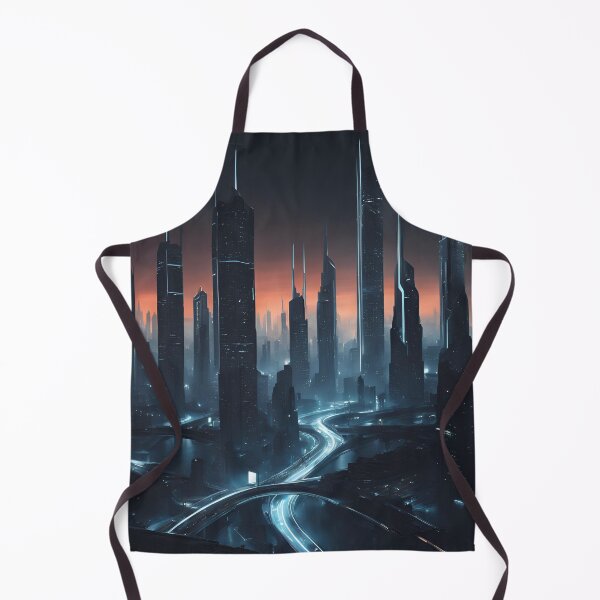Item preview, Futuristic City Night designed and sold by MYANIMEST0RE.