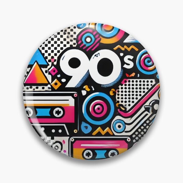 Item preview, Retro 90s Aesthetic - Neon Pop Art Design designed and sold by Chroma Myst.