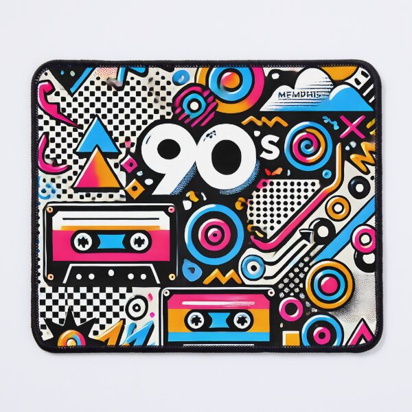 Item preview, Retro 90s Aesthetic - Neon Pop Art Design designed and sold by Chroma Myst.
