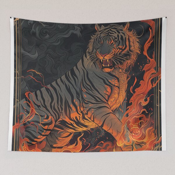 Item preview, The Flames, The Smoke, And The Tiger designed and sold by PyramidSchmear.