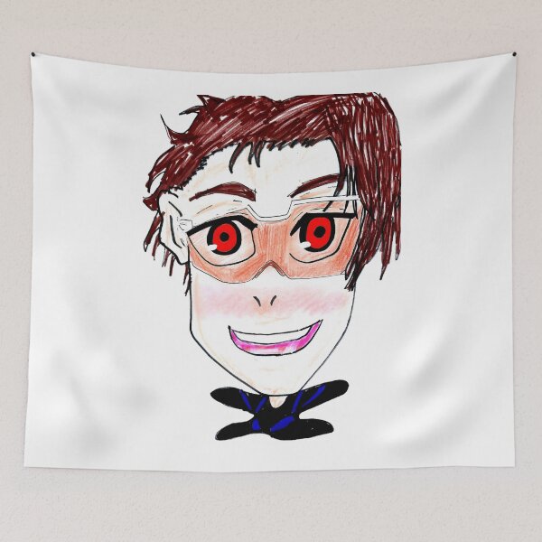 Item preview, Kenny Yuckymiya Bluelick Orange Glasses  designed and sold by Weeblingart.