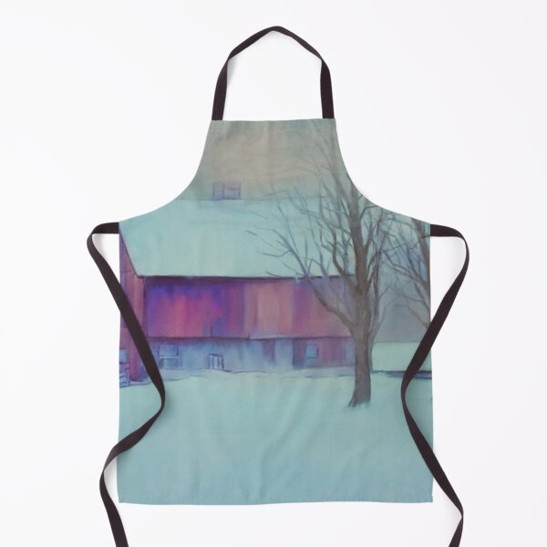 Item preview, Red Barn in Winter designed and sold by JWBriddell.