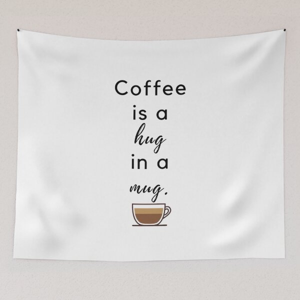 Item preview, Coffee is a Hug in a Mug Classic T-Shirt designed and sold by Evo Desings.