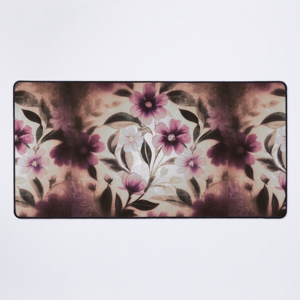 Item preview, Charming Vintage Pink Wildflower Pattern for Romantic Designs designed and sold by Freestyle Designs.