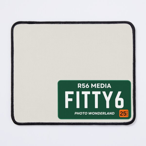 Item preview, FITTY6 License Plate designed and sold by R56 Media.