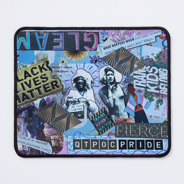 Item preview, QTPOC Pride - Trans BIPOC Collage  designed and sold by Haley Scott.