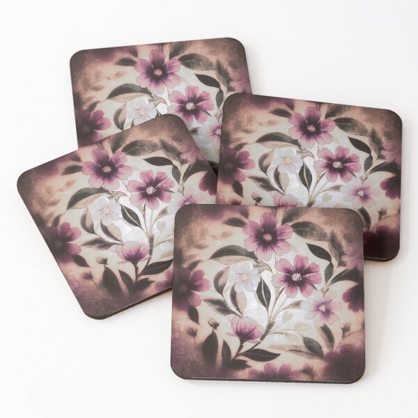 Item preview, Charming Vintage Pink Wildflower Pattern for Romantic Designs designed and sold by Freestyle Designs.