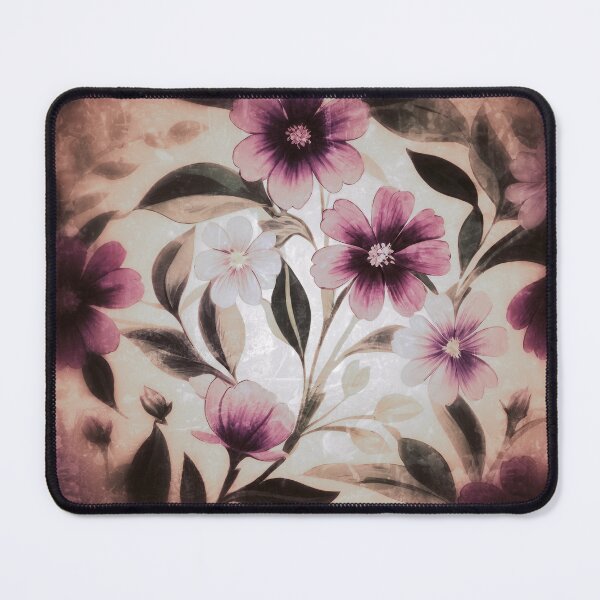 Item preview, Charming Vintage Pink Wildflower Pattern for Romantic Designs designed and sold by Freestyle Designs.