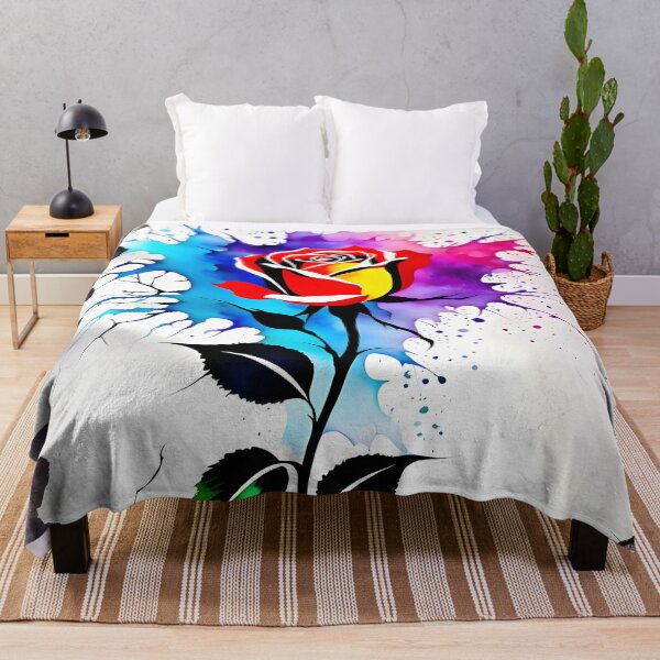 Item preview, Colourful Rose, Ai Generated Art  designed and sold by ACC .