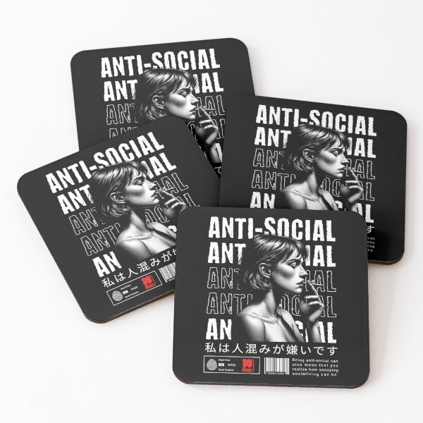 Item preview, Anti-Social designed and sold by Kami Wear.