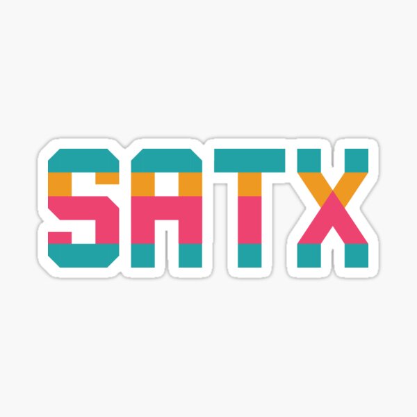 Item preview, San Antonio, TX SATX Colors designed and sold by Places By Hagen Carter.