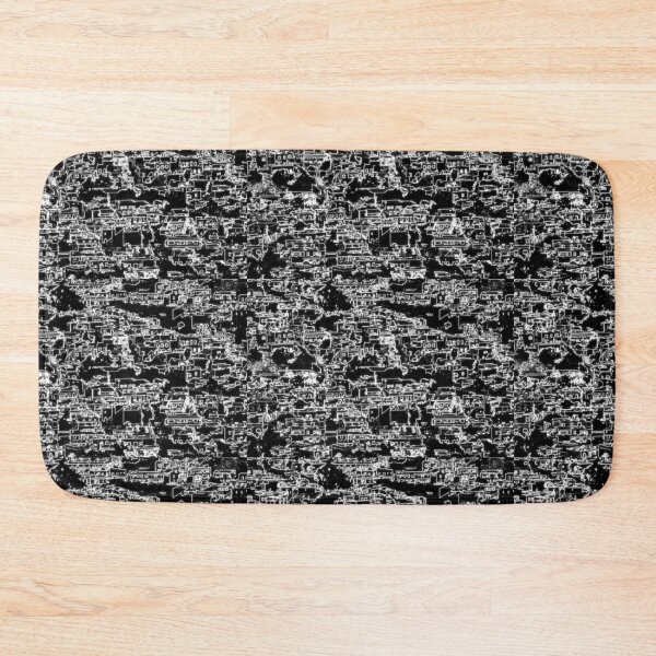 Item preview, Houses in Skala, Patmos, neon mono inverted designed and sold by paulboizot.