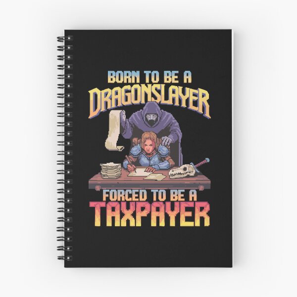 Item preview, Born to be a Dragonslayer - Funny Game Master T-shirt designed and sold by skiprender.