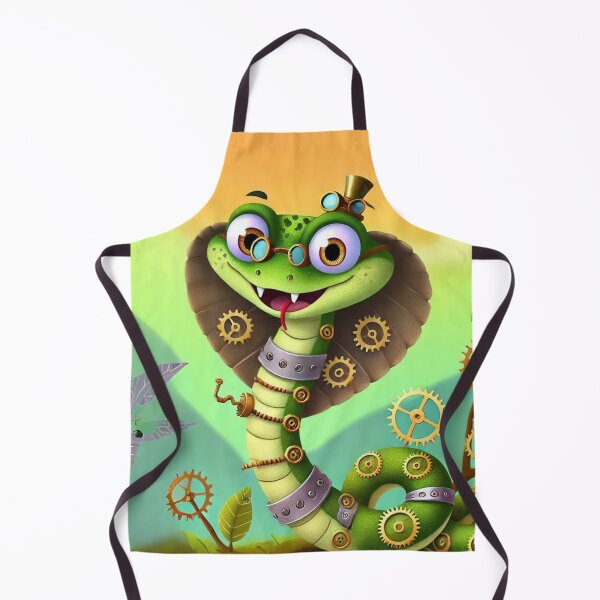 Item preview, Steampunk Spiny Bush Viper with Gears designed and sold by Sillytoe.
