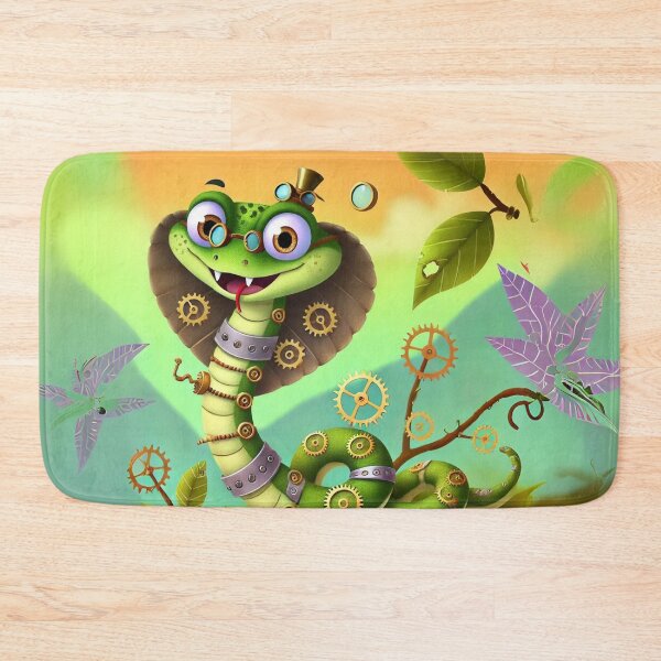 Item preview, Steampunk Spiny Bush Viper with Gears designed and sold by Sillytoe.