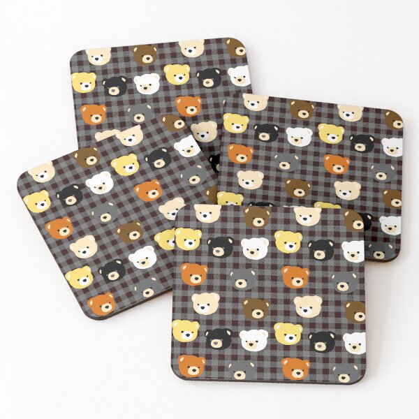 Item preview, 65 MCMLXV LGBT Bear Pride Teddy Bears Buffalo Plaid Pattern designed and sold by 65 MCMLXV.