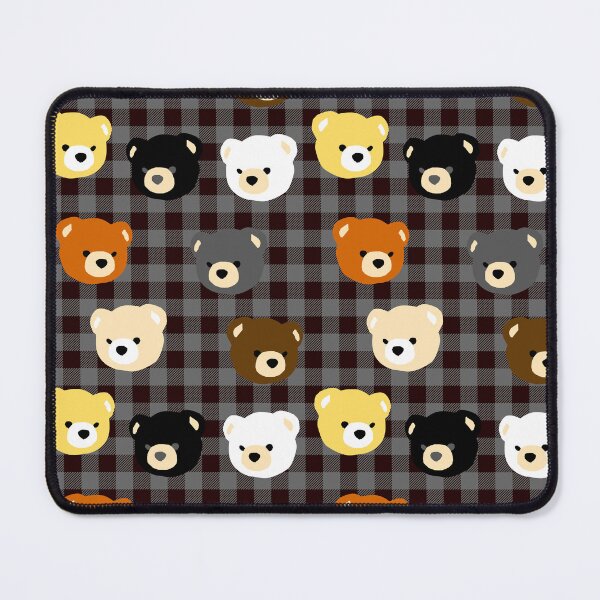 Item preview, 65 MCMLXV LGBT Bear Pride Teddy Bears Buffalo Plaid Pattern designed and sold by 65 MCMLXV.