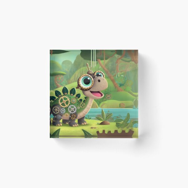 Item preview, Steampunk Suchomimus with Gears and Goggles designed and sold by Sillytoe.