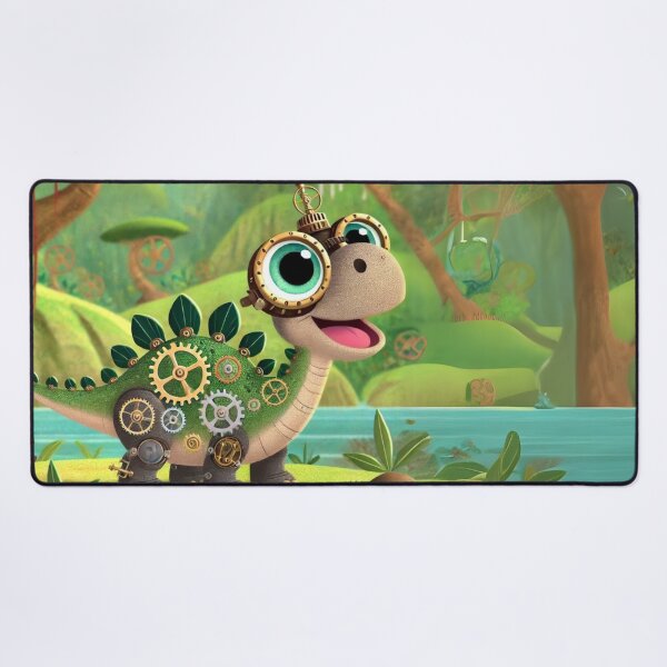 Item preview, Steampunk Suchomimus with Gears and Goggles designed and sold by Sillytoe.