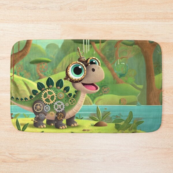 Item preview, Steampunk Suchomimus with Gears and Goggles designed and sold by Sillytoe.
