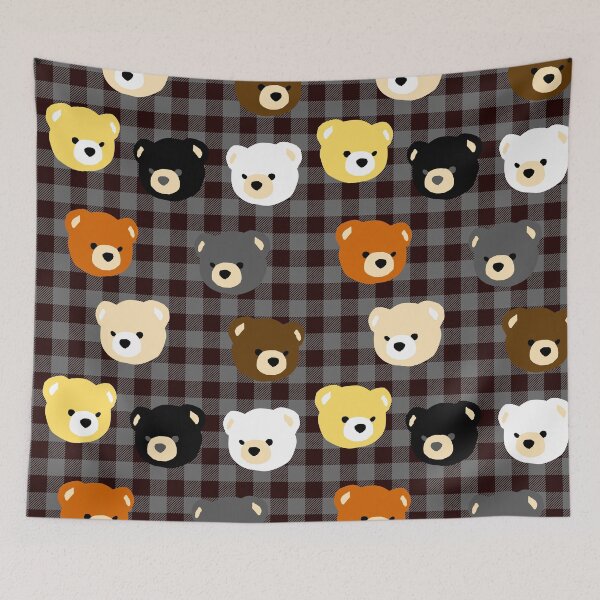 Item preview, 65 MCMLXV LGBT Bear Pride Teddy Bears Buffalo Plaid Pattern designed and sold by 65 MCMLXV.